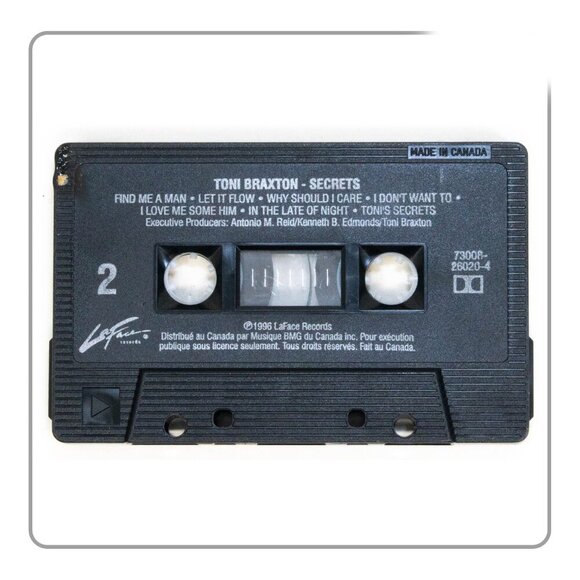 Toni Braxton-Secrets 1996 - Audio Tape Cassette - Picture 2 of 2